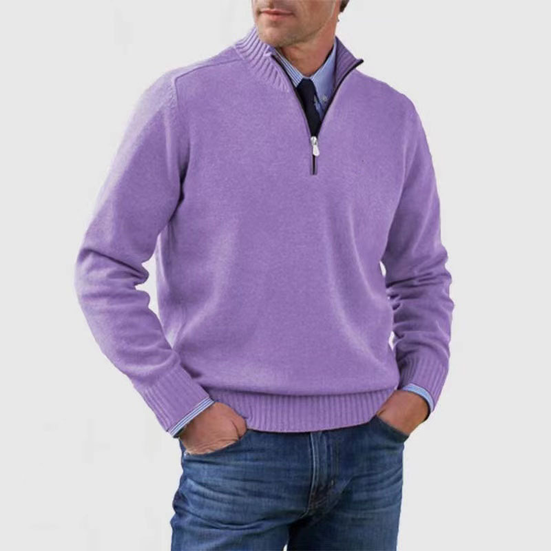 Men’s Half-Zip Sweater | Structured Fit and Everyday Warmth