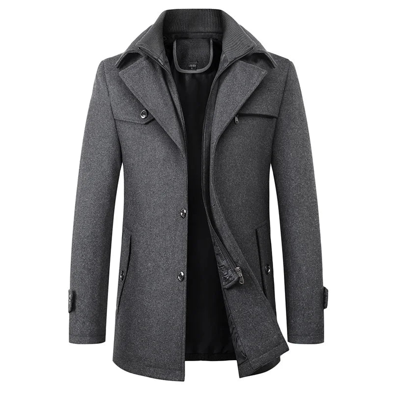 Men’s Water-Repellent Winter Coat | Smart Jacket with Hood and Everyday Styling
