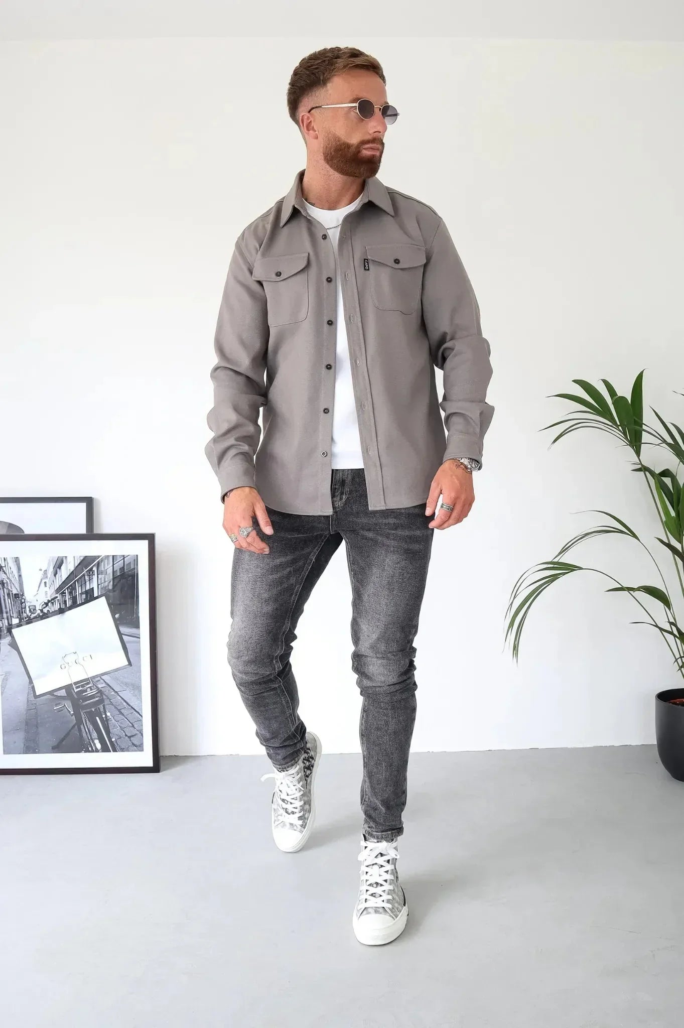 Men’s Overshirt Jacket | Casual Layer with Clean and Modern Fit