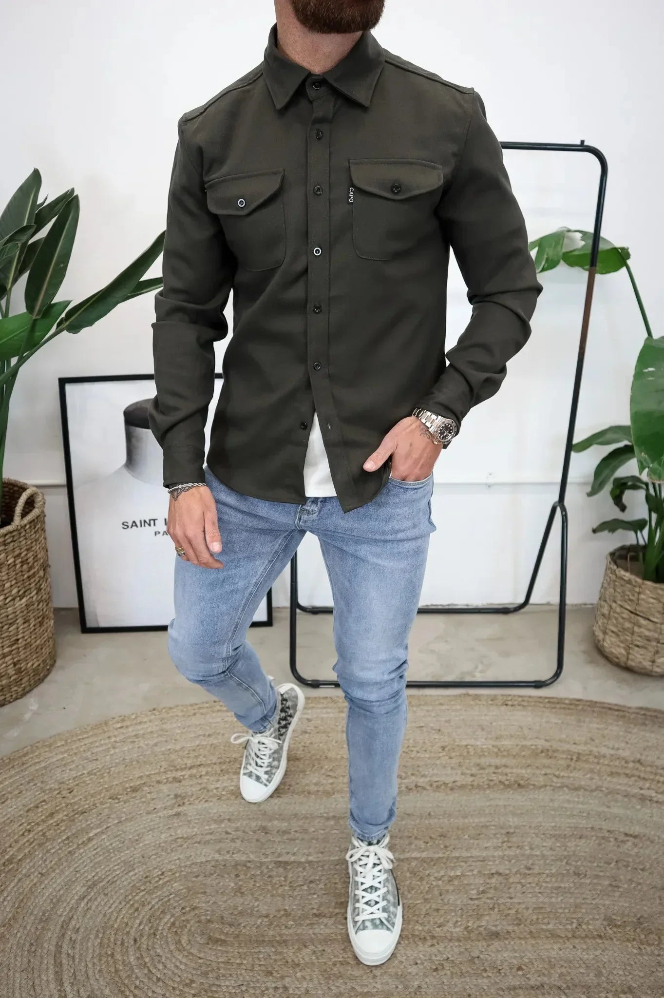 Men’s Overshirt Jacket | Casual Layer with Clean and Modern Fit