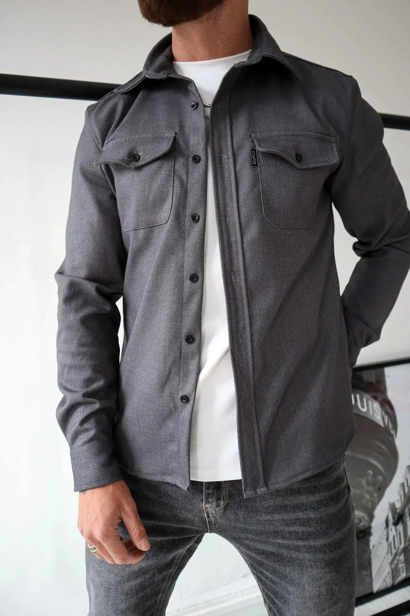 Men’s Overshirt Jacket | Casual Layer with Clean and Modern Fit