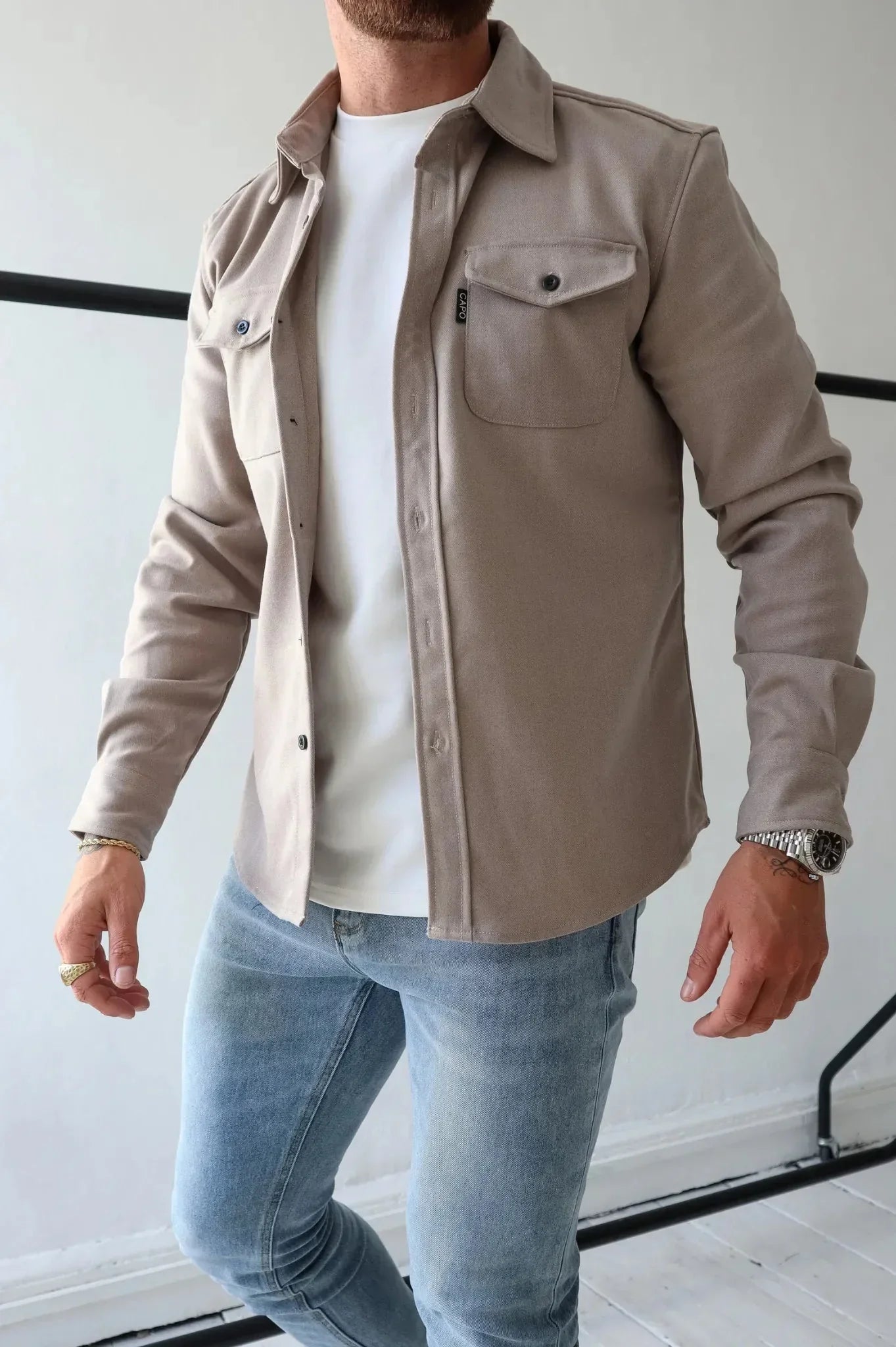 Men’s Overshirt Jacket | Casual Layer with Clean and Modern Fit
