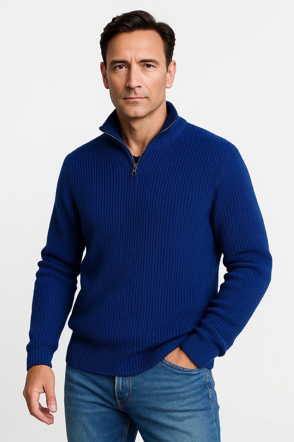 Men’s Sweater | Half Zip & Timeless Look