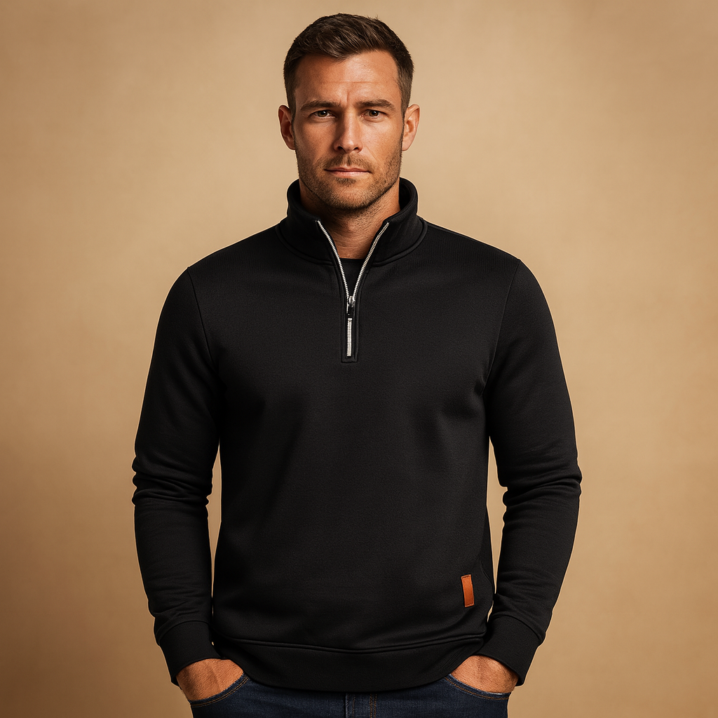 Men’s Zip Jumper with Comfortable Fit and Modern Look