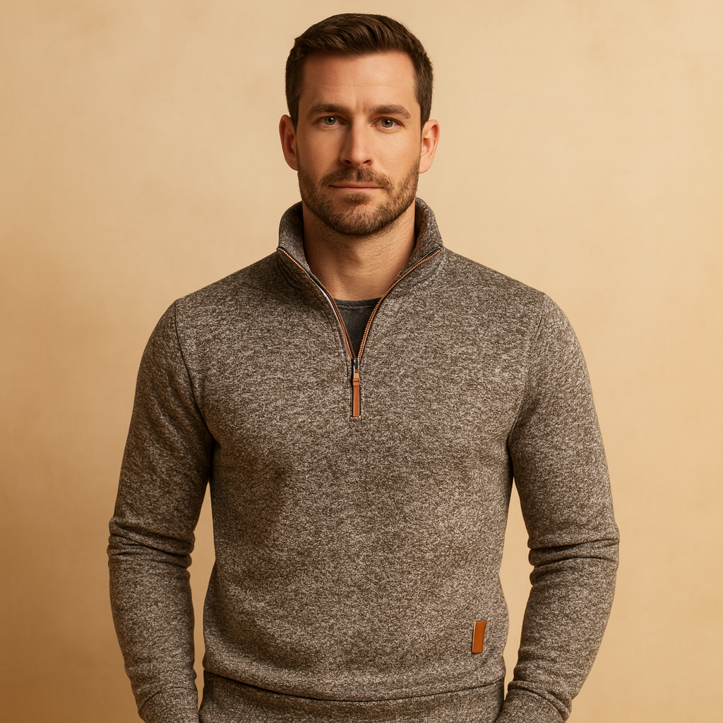 Men’s Zip Jumper with Comfortable Fit and Modern Look
