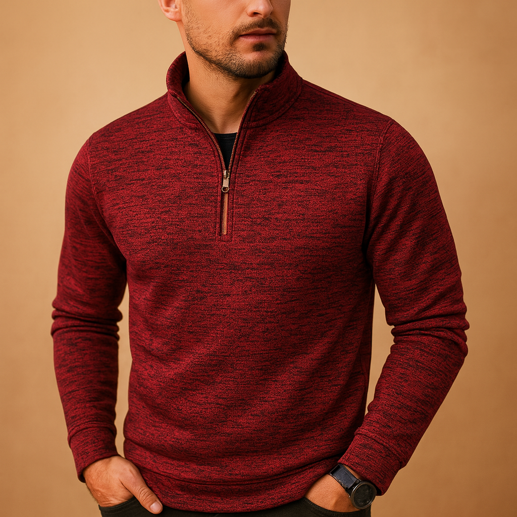 Men’s Zip Jumper with Comfortable Fit and Modern Look